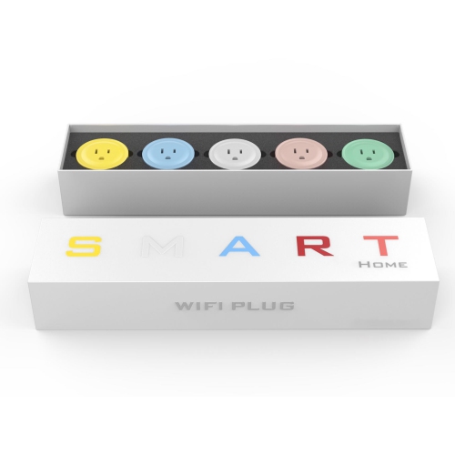 Smart Multi-color Plug,work with Alex &google home, time function,easy control
