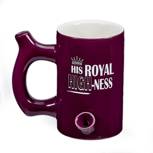 CLASSIER  His Royal High-Ness Large Mug In Purple