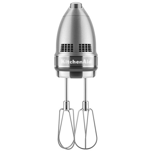 Mélangeur à main à 9 vitesses de KitchenAid - Argenté
