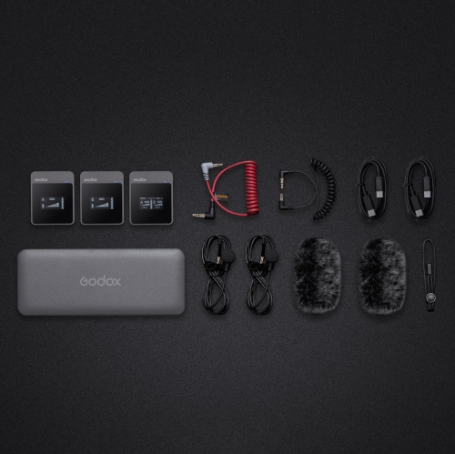 Open Box - Godox MoveLink M2 Compact 2-Person Digital Wireless Microphone System