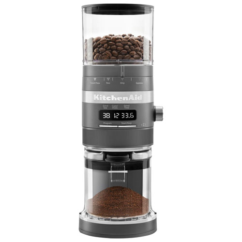 KitchenAid Burr Coffee Grinder - Matte Charcoal Grey