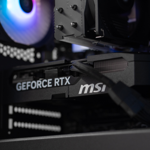 Ordinateur de jeu personnalisé Shield Pro de Quoted Tech - Noir