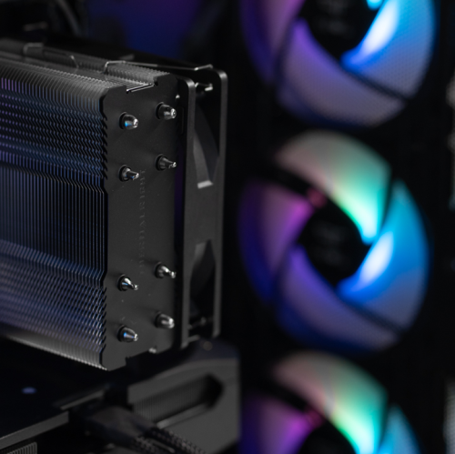 Ordinateur de jeu personnalisé Shield Pro de Quoted Tech - Noir