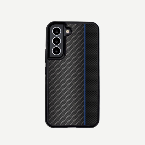 Blue Line Samsung Galaxy S22 Plus Carbon Fiber Case