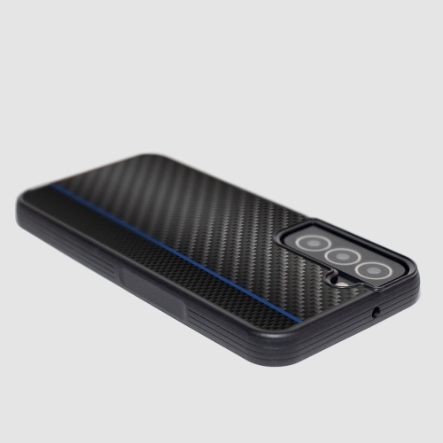 Blue Line Samsung Galaxy S22 Plus Carbon Fiber Case