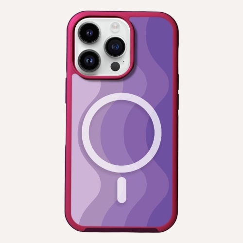 MagSafe iPhone 13 Pro Purple Wave Case