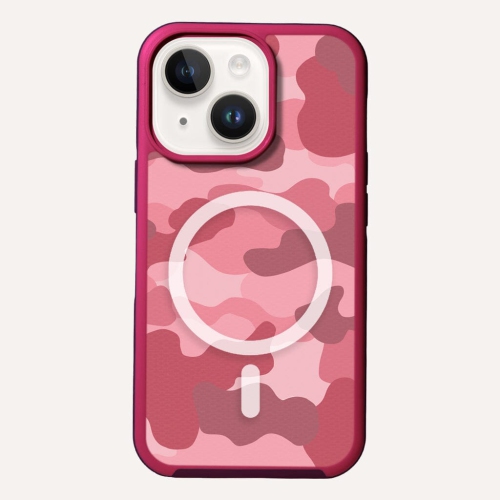 CASECO  Magsafe Iphone 13 Camo Case In Pink