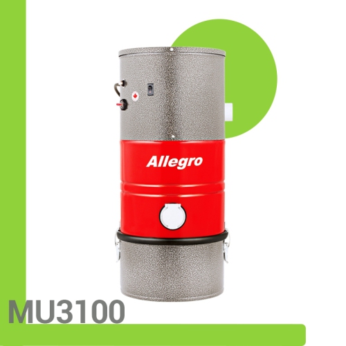 Allegro MU3100 POCO Wall Mounted Garage and Car Central Vacuum System - Made in Canada