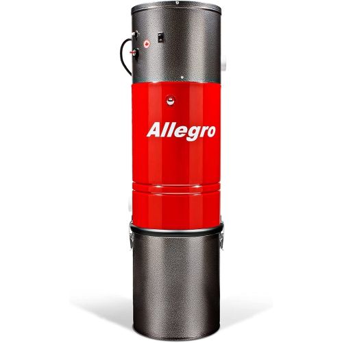 ALLEGRO VACUUMS  Allegro Central Vacuum System 3, 000 Sq Ft Classic Power Unit Mu4101, Hybrid Filtration (With Or Without Disposable Bags)