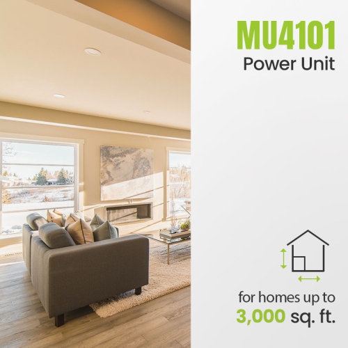 Allegro – système d’aspiration centrale classique MU4101, filtration hybride, 3,000 pi2