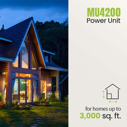 Allegro – unité d’alimentation classique avec système d’aspiration centrale de 3,000 pi2 MU4200