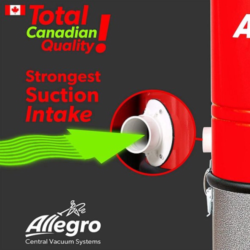 Allegro – unité d’alimentation classique avec système d’aspiration centrale de 3,000 pi2 MU4200