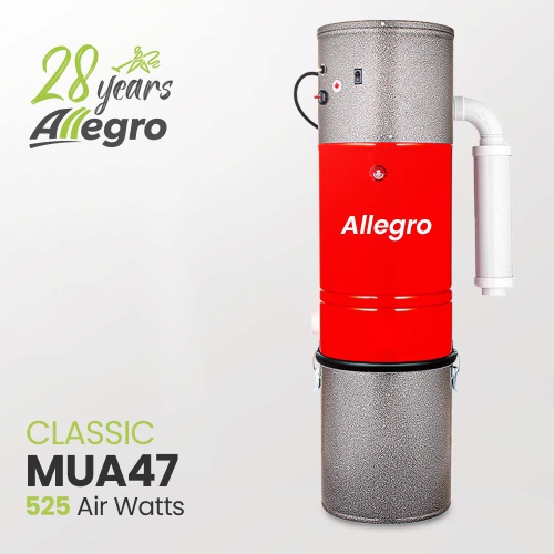 Allegro – unité d’alimentation avec aspirateur central Muet classique, 3,000 pi2, silencieux, MUA47