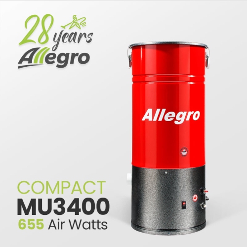 Allegro COMPACT 2,500 Square Foot Home Central Vacuum System