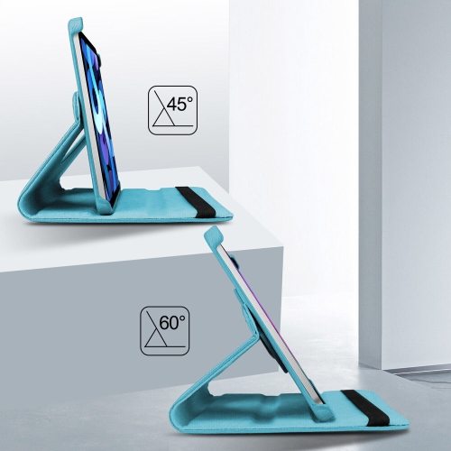 XCRS Étui folio pour Apple iPad 10e génération 10,9 pouces (2022) Housse  pivotante à 360°, affichage multi-angle, réveil/veille automatique en cuir  PU