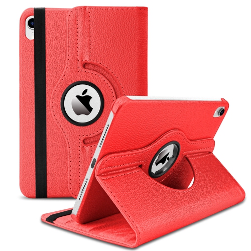 XCRS Étui folio pour Apple iPad 10e génération 10,9 pouces Housse pivotante à 360°, affichage multi-angle, réveil/veille automatique en cuir PU avec