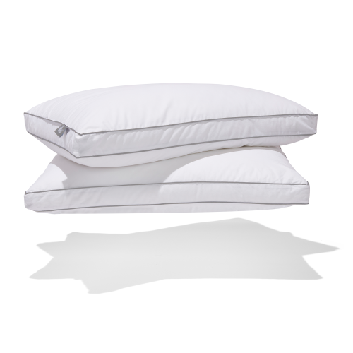 Canadian Down & Feather Co - Gel Microfiber Down Alternative Pillow - Standard, Medium Support - 2 Pack
