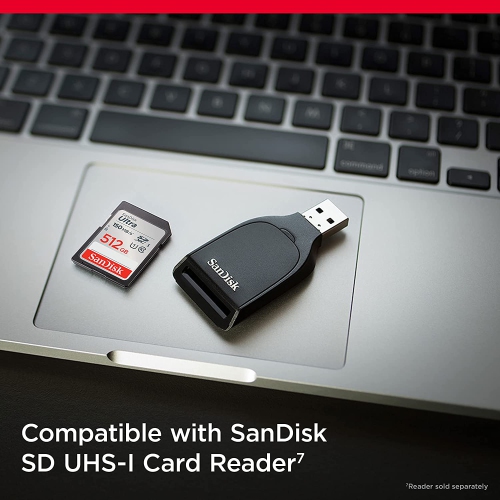 Carte mémoire SDXC Ultra de 512 Go de SanDisk