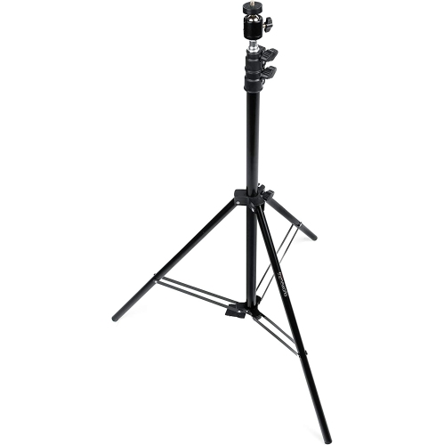 Gator Set of Two Height-Adjustable Stands with Pivoting LED Ring Lights and Universal Phone Holders