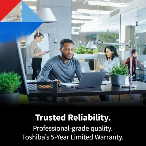 Toshiba N300 PRO 14TB 3.5-Inch Internal Hard Drive - Up to 300 TB/Year Workload Rate CMR SATA 6 GB/s 7200 RPM 512 MB Cache - HDWG51EXZSTB