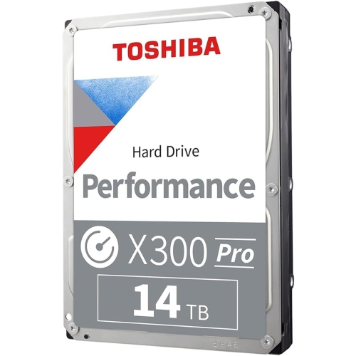 Disque dur interne X300 PRO 14&nbsp;To de 3,5&nbsp;po de Toshiba – Charge de travail maximale 300&nbsp;To/an CMR SATA 6&nbsp;Gb/s 7200&nbsp;tr/min Ca