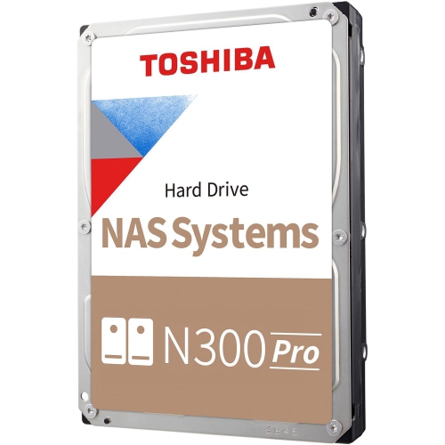 Toshiba N300 PRO 12TB 3.5-Inch Internal Hard Drive - Up to 300 TB/Year Workload Rate CMR SATA 6 GB/s 7200 RPM 512 MB Cache - HDWG51CXZSTB