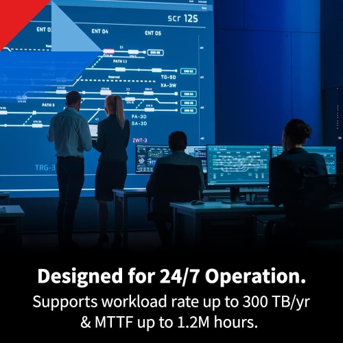 Toshiba N300 PRO 16TB 3.5-Inch Internal Hard Drive - Up to 300 TB/Year Workload Rate CMR SATA 6 GB/s 7200 RPM 512 MB Cache - HDWG51GXZSTB