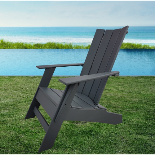 Sunbreeze Modern Adirondack Chair HDPE Resin