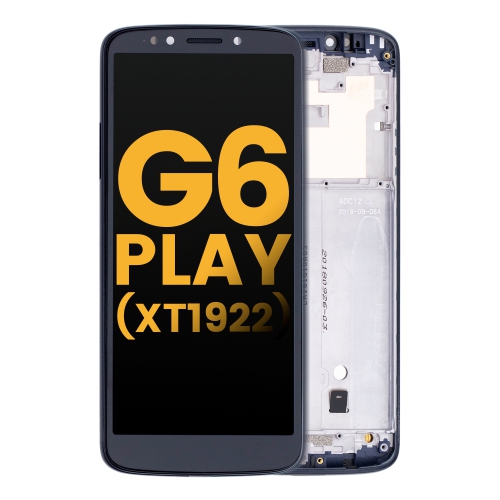 Replacement LCD Assembly With Frame Compatible For Motorola Moto G6 Play (XT1922 / 2018) (International Version) (Black) by ESOURCE PARTS - Refurbished condition - Image 3