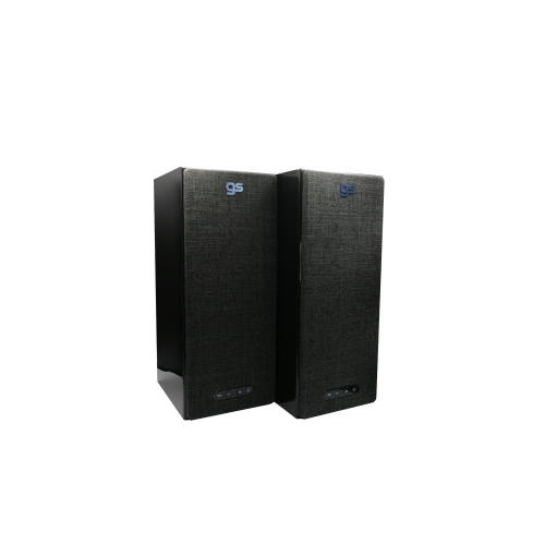 GS CLEO Bookshelf Speaker Black colour, per pair, Bluetooth 5.0, 24V/DC 2A input configuration, unit size: 320*130*162.5mm