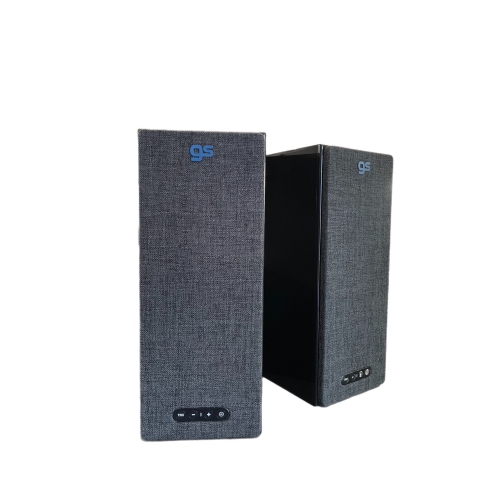 GS CLEO Bookshelf Speaker Black colour, per pair, Bluetooth 5.0, 24V/DC 2A input configuration, unit size: 320*130*162.5mm