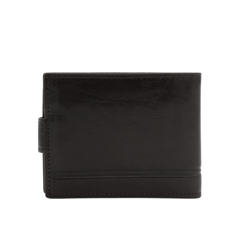 Cavalinho Bifold Leather Wallet - Black - handmade in Portugal & RFID protected