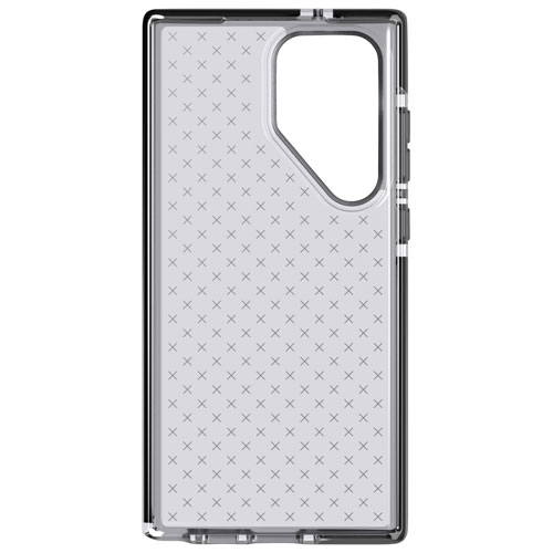 tech21 Evo Check Fitted Soft Shell Case for Samsung Galaxy S23 Ultra - Smokey Black