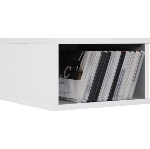 WAMPAT TV Stand with LED Lights for 65/70/75 Inch TVs, Entertainment Center Media Console, Wall Mounted Shelf Under TV Cabinet with Storage for