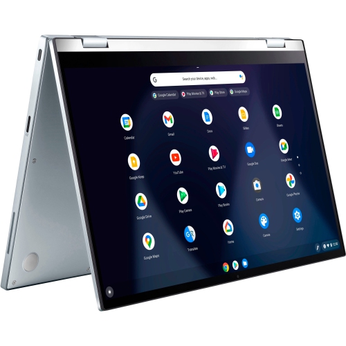 ASUS - 2-in-1 14" Touchscreen Chromebook Intel 8GB 64GB Silver Chrome OS