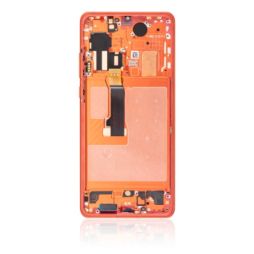 Replacement OLED Assembly With Frame Compatible For Huawei P30 Pro (Orange) by ESOURCE PARTS - Refurbished condition - Image 2