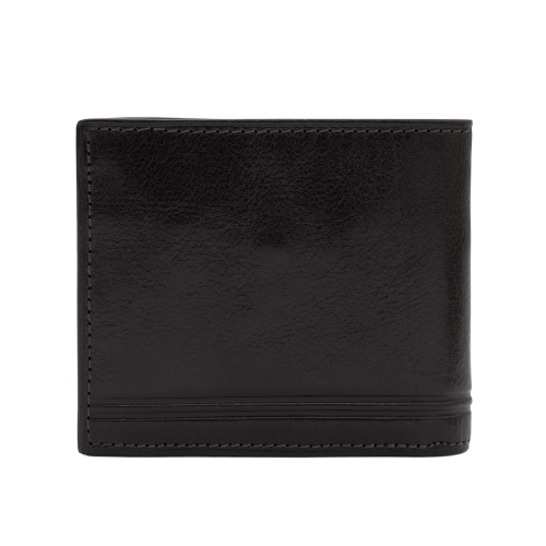 Cavalinho Trifold Leather Wallet - Black - handmade in Portugal & RFID protected