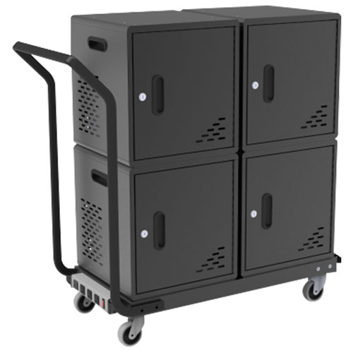 Luxor 40-Device Modular Charging Cart - Black
