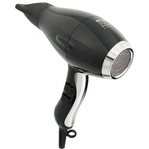 Elchim 3900 Healthy Ionic 2400 Watts Ceramic Hair Dryer - Black/Silver