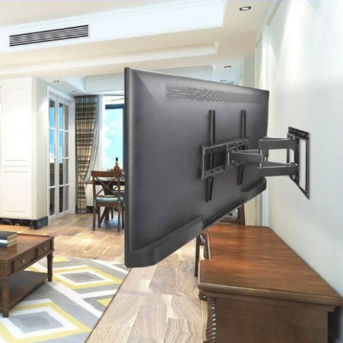 HYFAI Full Motion TV Wall Mount Bracket for Flat and Curved LCD/LEDs - Fits Sizes 50 to 90 inches - Maximum VESA 800x600