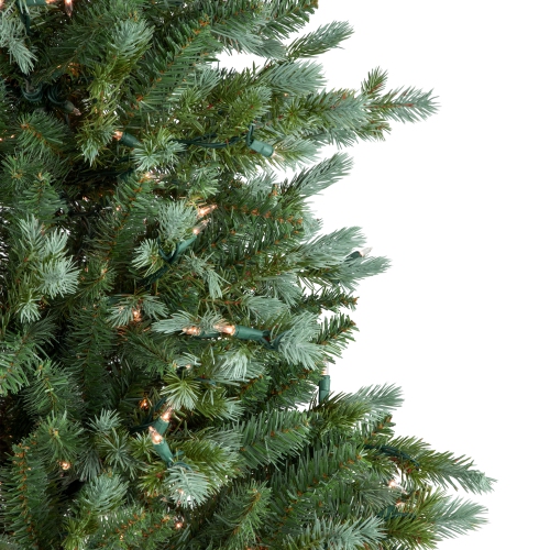 Real Touch Pre-Lit Medium Blue Spruce Artificial Christmas Tree - 6' - Clear Lights