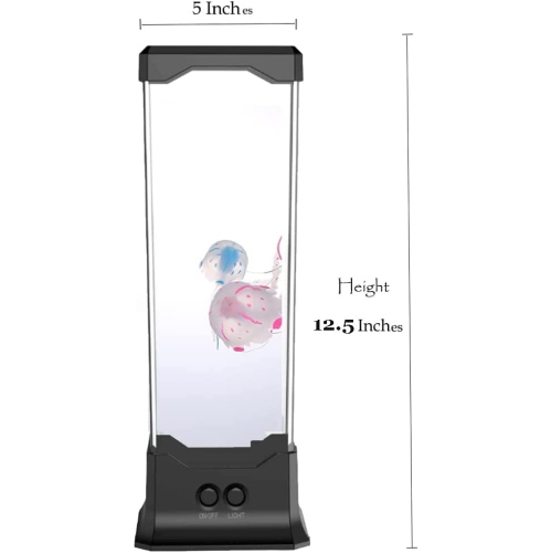 Jellyfish Lava Lamp, Night light for kids Design for Home, Office, and Room Decor.