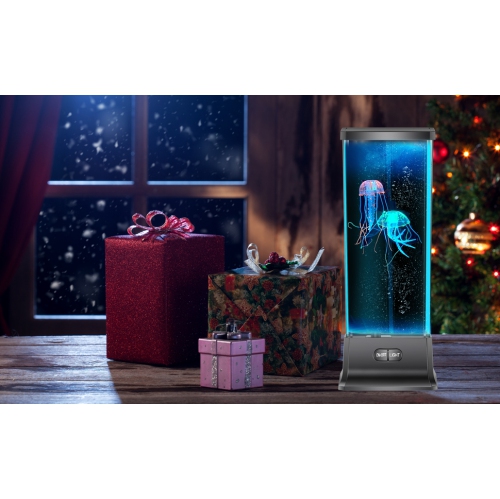 Jellyfish Lava Lamp, Night light for kids Design for Home, Office, and Room Decor.