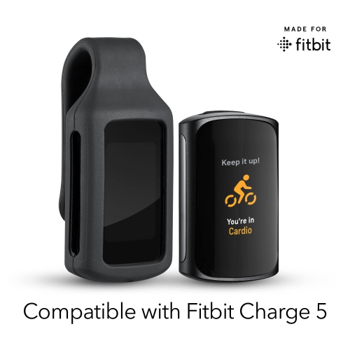 Wasserstein Clip Holder Compatible avec Fitbit Charge 5 - Fixez Votre Fitbit N'importe Où