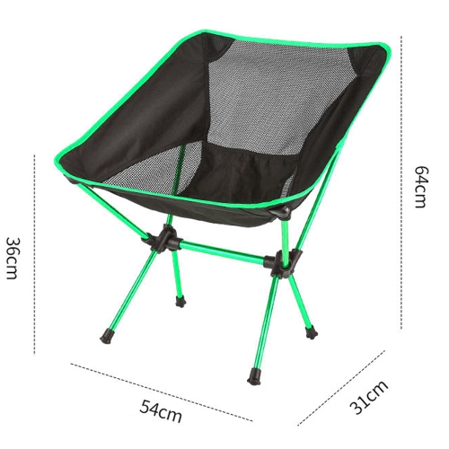 Kunova Green Color Camping Chairs, Folding Camping Chair, Outdoor Chairs, Lawn Chairs Chaise Camping Pliante Portable Chair Chaise de Camping Chairs
