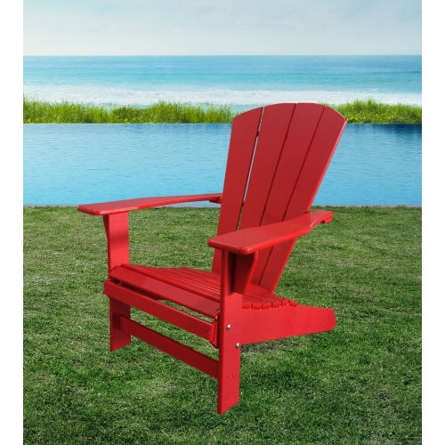 Sunbreeze Traditional Adirondack/Muskoka Chair HDPE Resin