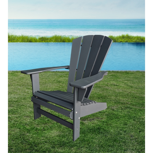 Sunbreeze Traditional Adirondack/Muskoka Chair HDPE Resin