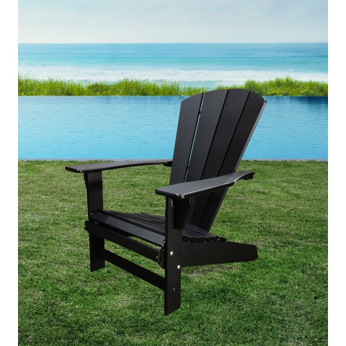Sunbreeze Traditional Adirondack/Muskoka Chair HDPE Resin