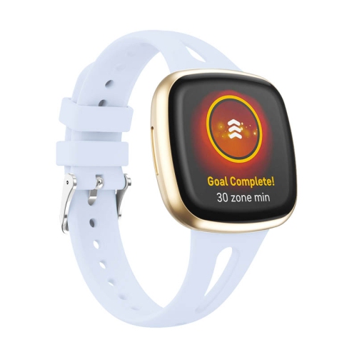 StrapsCo Bracelet sport ventilé pour Fitbit Sense 2 - Moyenne-Long - Pervenche