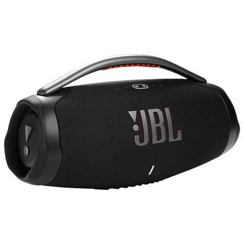 Haut-parleur sans fil Bluetooth étanche Boombox 3 de JBL - Noir